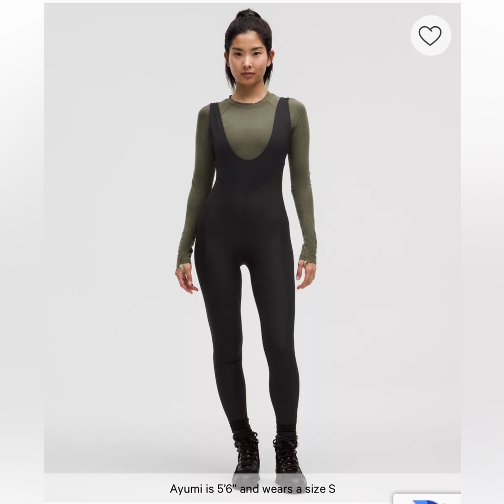 NWT LULULEMON ASIA CUSTOM FIT RIBBED NULUX SKIING BODYSUIT ONESIE LEOTARD